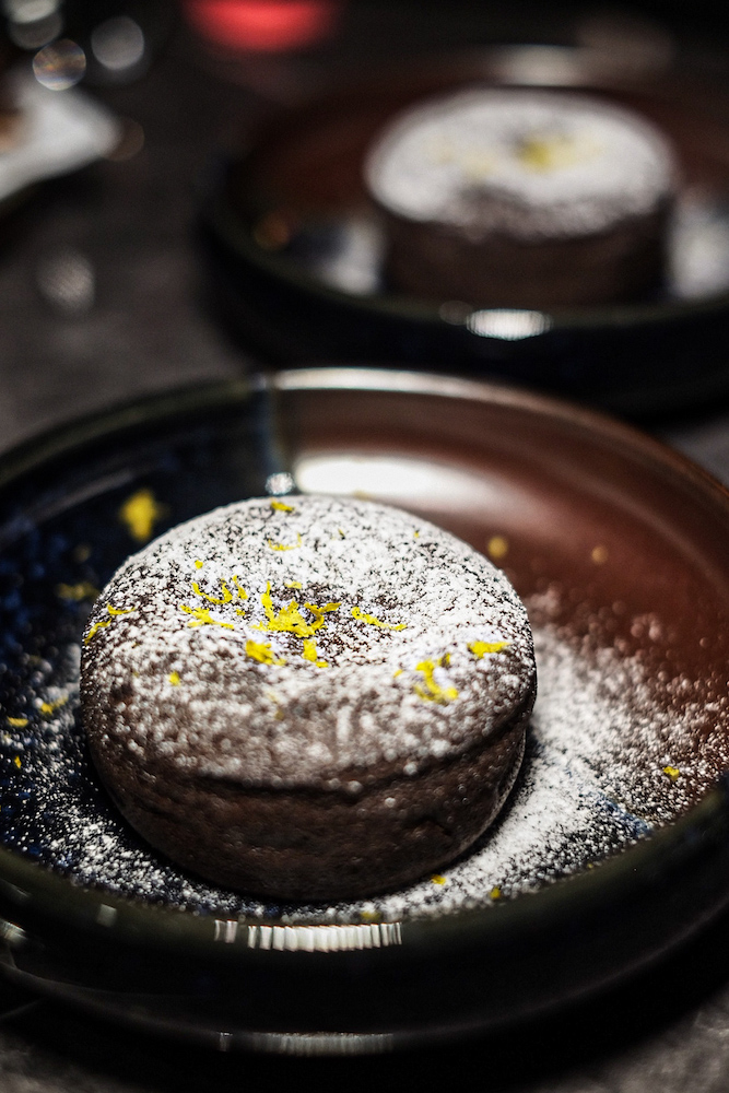 Molten brownie in Taipei